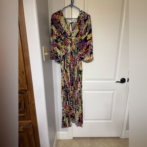 Floral Multicolor Maxi Dress